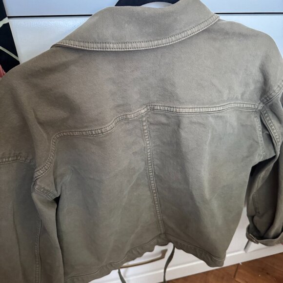 LOFT Olive Green Utility Jacket - Small - Picture 3 of 4